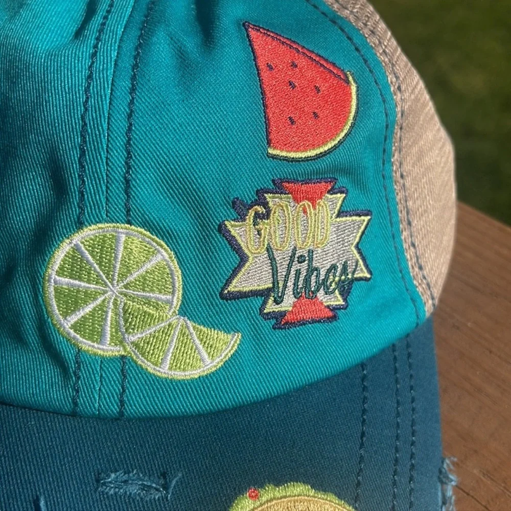 Catchfly Truckers Baseball Hat Cap Good Vibes